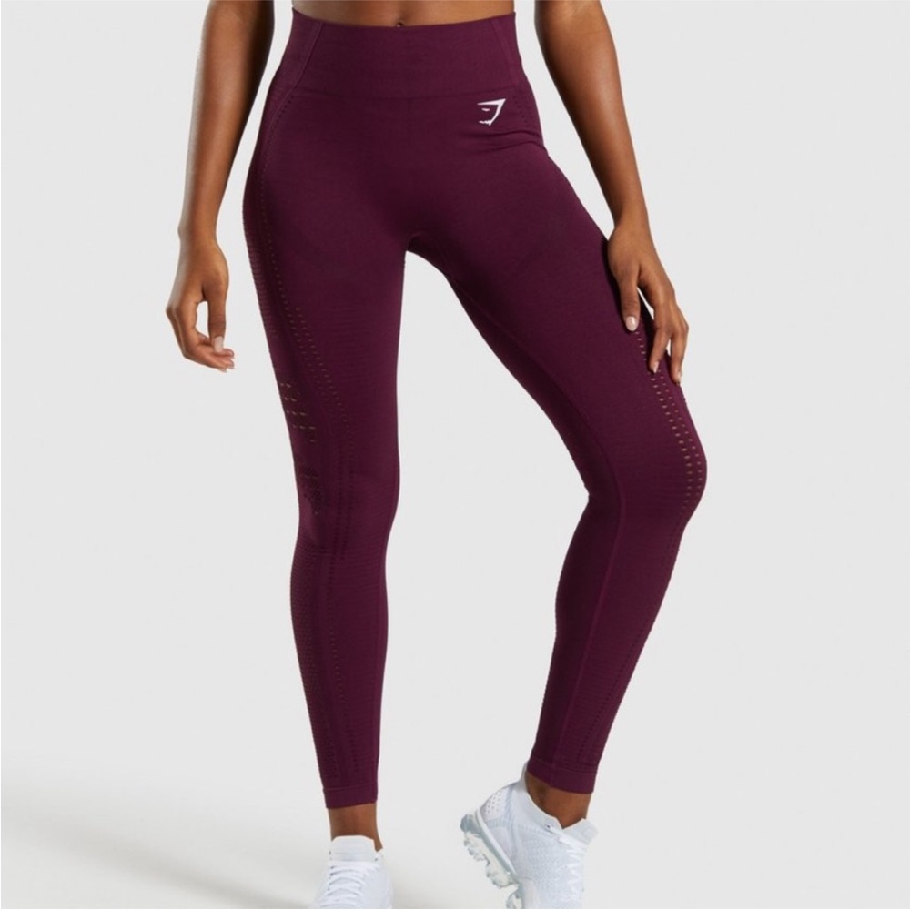 Gymshark Flawless Knit Ruby Leggings